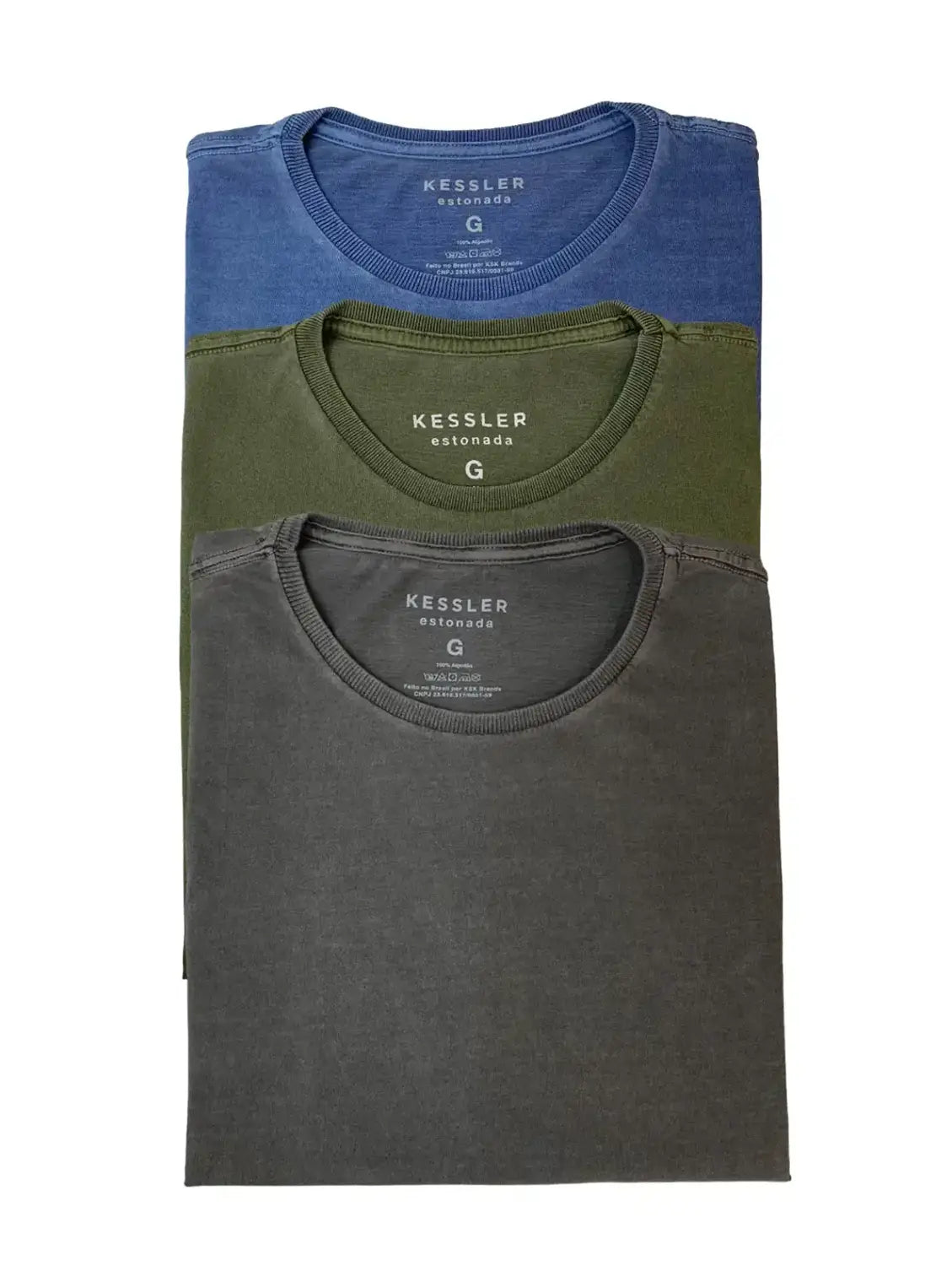 Kit 3 Camisetas Estonadas Kessler