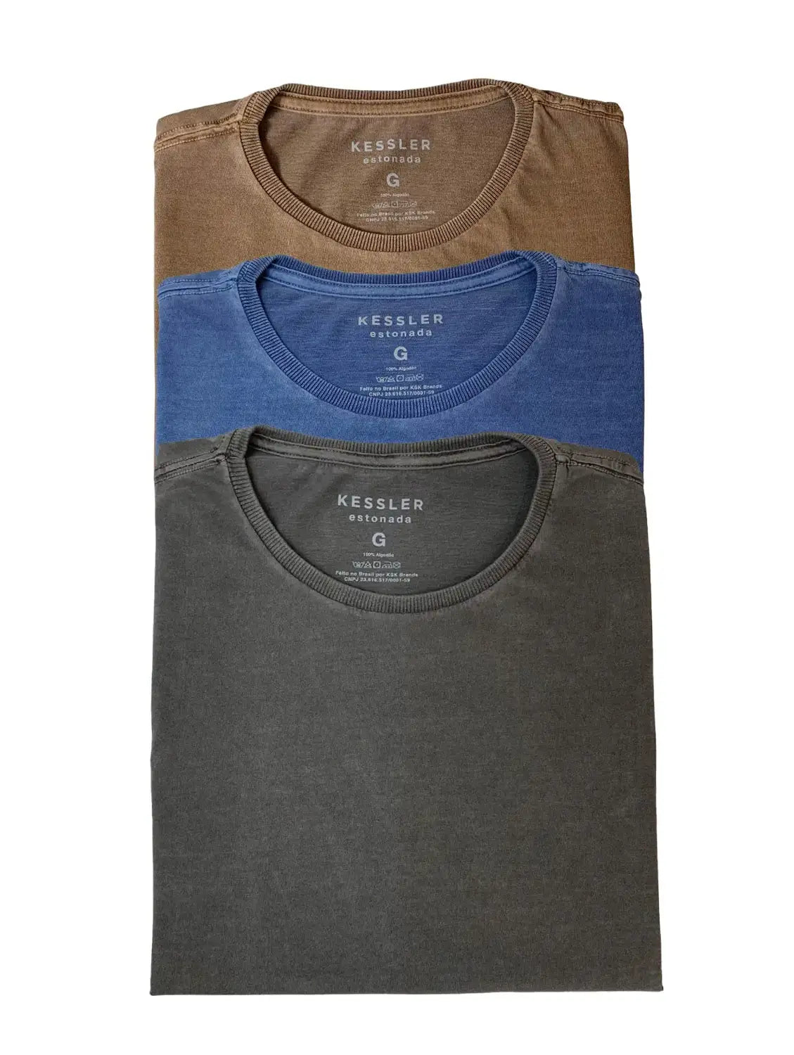 Kit 3 Camisetas Estonadas Kessler