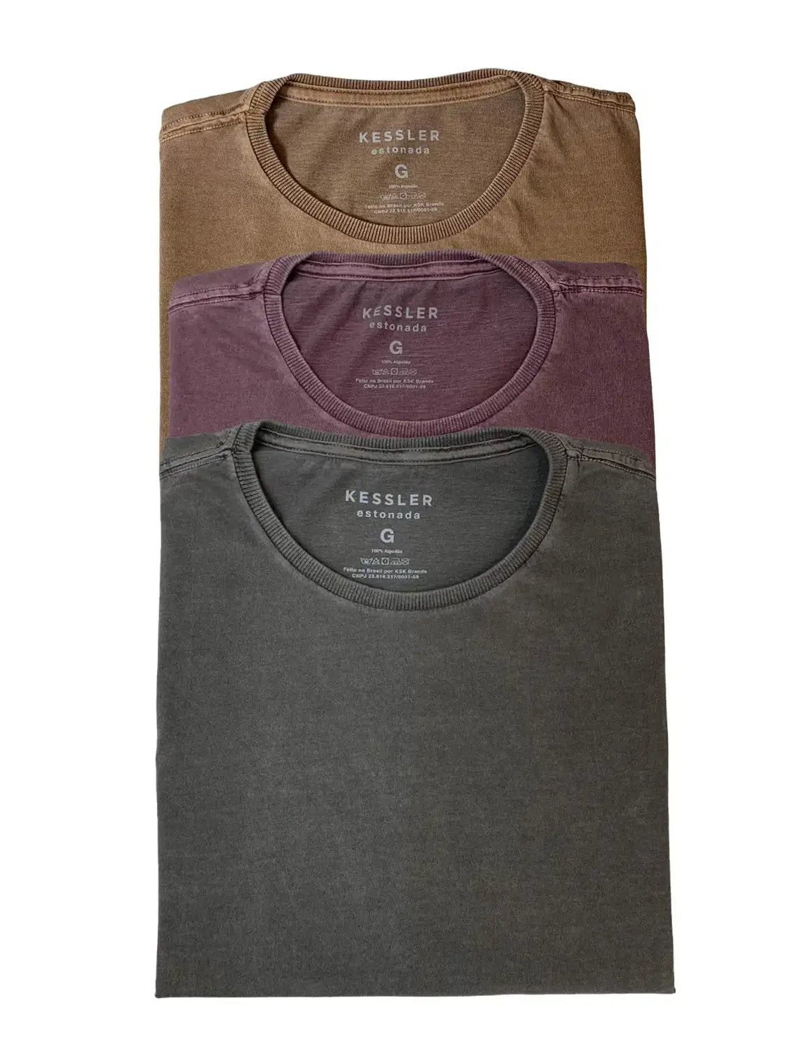 Kit 3 Camisetas Estonadas Kessler