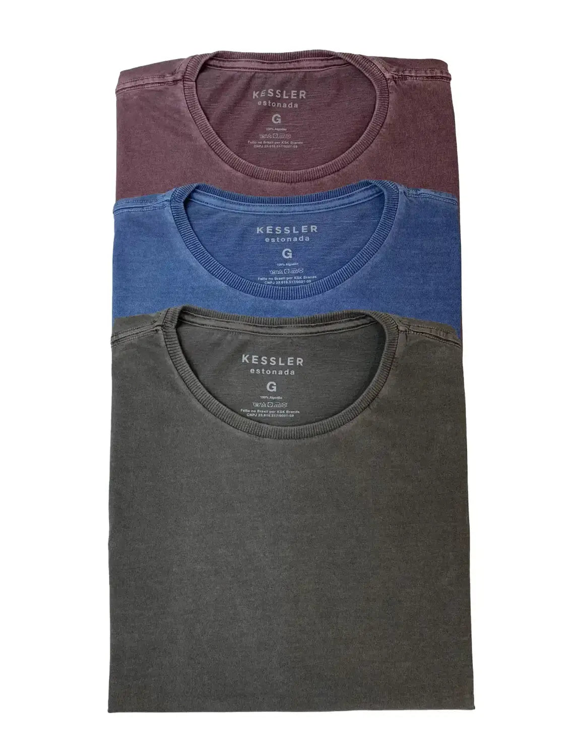 Kit 3 Camisetas Estonadas Kessler