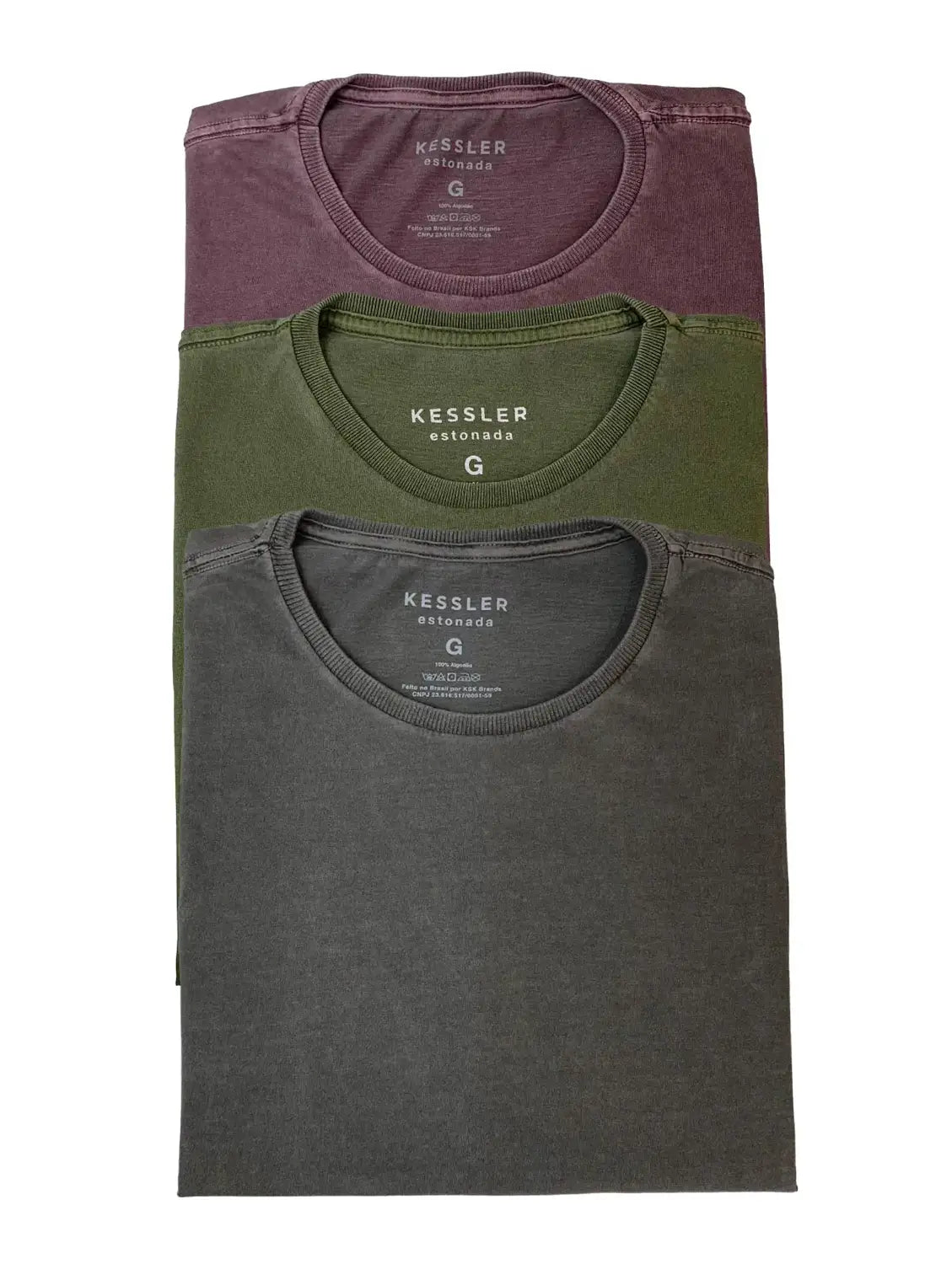 Kit 3 Camisetas Estonadas Kessler